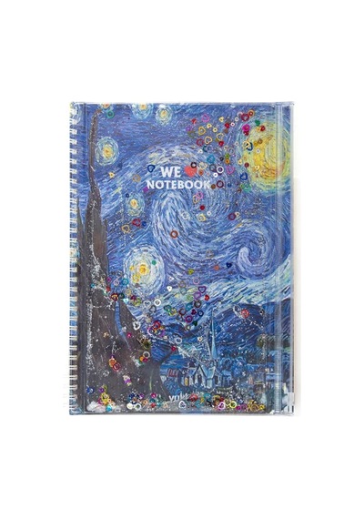 Vuki Sulu Çantalı Defter Orta Boy Van Gogh 1/s Vk-0086g Çok Renkli