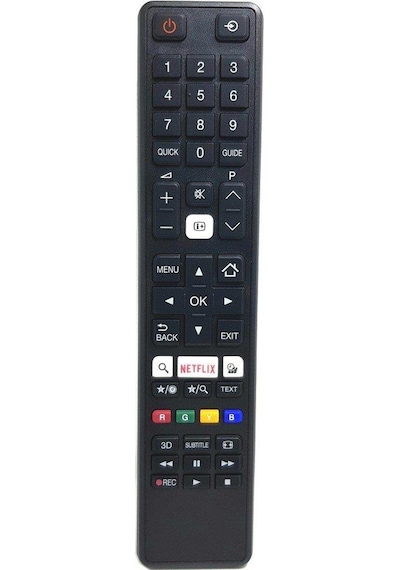 Toshiba Ct-8053 Netflix Tuşlu 3D-Led Tv  Kumanda