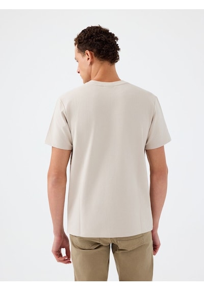 LOFT Regular Fit Erkek Tshirt K.kol Lf2040581 Q1.v1 Taş