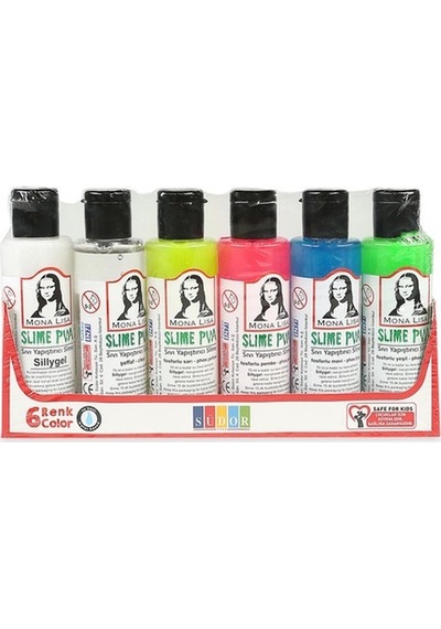 Monalisa Sıvı Yapıştırıcı Slime Set 70 Ml 6 Lı Sl06