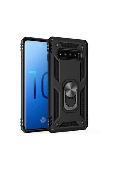 Samsung Uyumlu Galaxy S10 Kılıf Zore Vega Kapak-Siyah