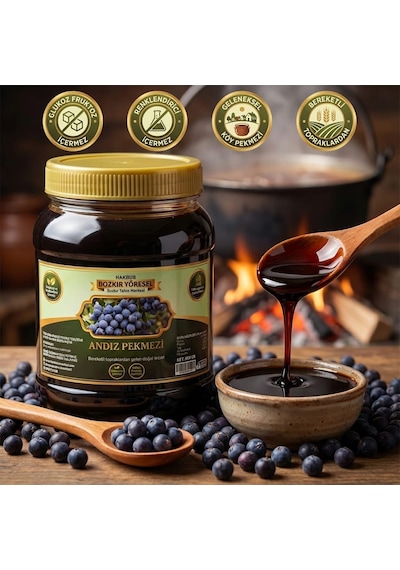 Bozkır Tahin Merkezi Doğal Katkısız Andız Köy Pekmezi 950 G