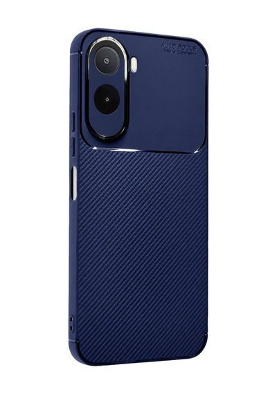 Xiaomi Redmi A7 Pro Auto Focus Karbon Kapak - Lacivert Çok Renkli