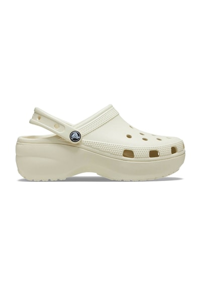 Crocs Classic Platform Clog Günlük Unisex Terlik Bone Bone Krem