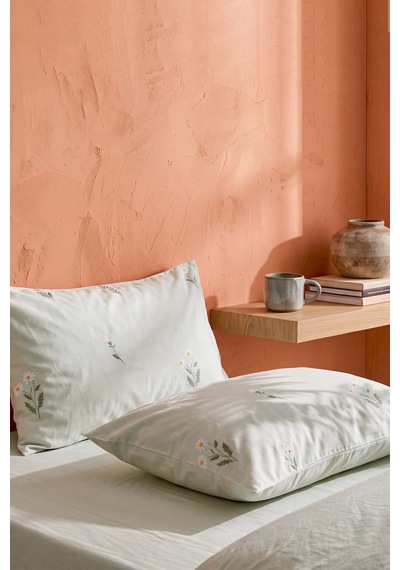 Belina Pamuklu 2'li Yastık Kılıfı 50x70 Cm Çok Renkli