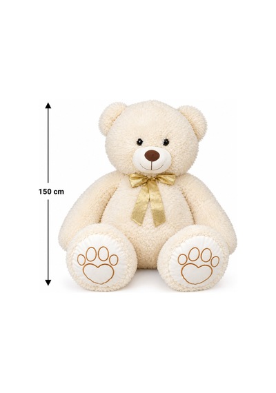 Love Bam Ayı 150 Cm Ekru Çok Renkli