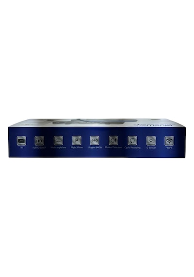 Blueway Bs-100mc Araç İçi Kayıt Kamerası Ön-arka Profesyonel Ön 1920x1080 - Arka 1280x720 Wifi 7"