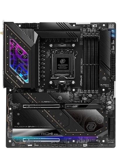 Asrock X870e Taıchıı Wıfı7 Ddr5 Hdmı-dp Typec Pcıe 5.0 Am5 Eatx