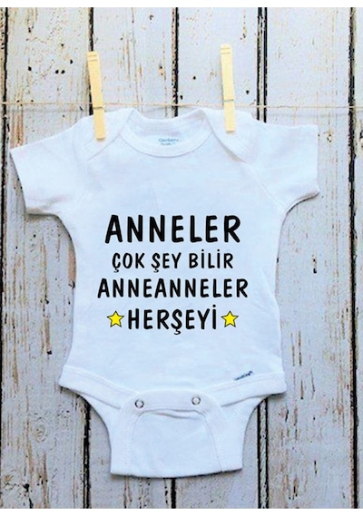 Tuğbababy Baby Anneanneler Herşeyi Bilir Kız Erkek Beyaz