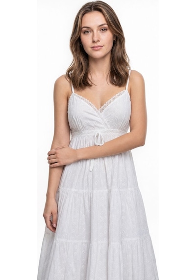 LOFT Loose Fit Kadın Elbise Lf2042480 Q1.v1 Beyaz