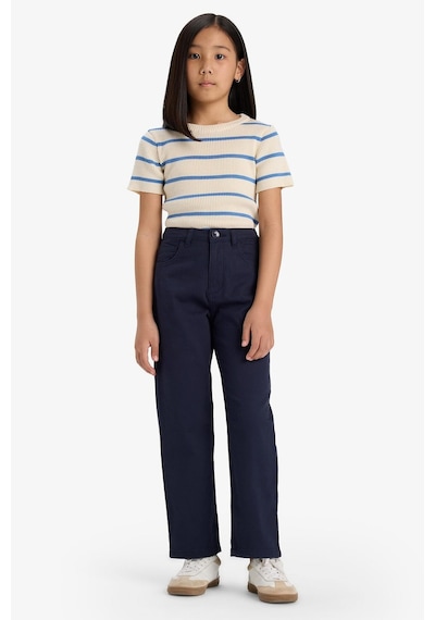 Defacto Kız Çocuk Straight Fit Geniş Bol Paça Cepli Pamuklu Okul Pantolonu C9471a825aunv253 Lacivert Defacto Kız Çocuk Straight Fit Geniş Bol Paça Cepli Pamuklu Okul Pantolonu C9471a825aunv253 Lacivert