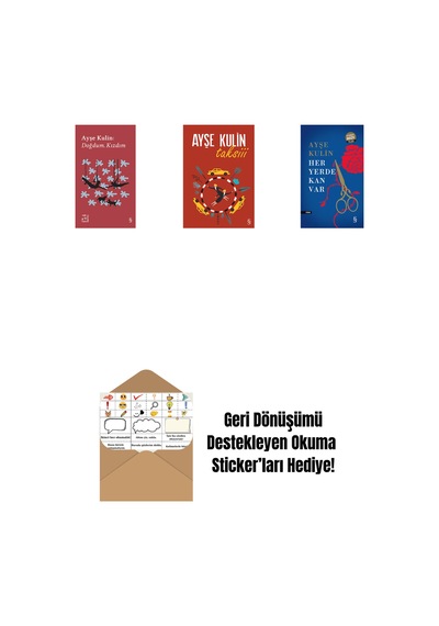 Everest Açıkhava 19 - Doğdum. Kızdım + Taksiii + Her Yerde Kan Var Midi Boy + Okuma Sticker'ları