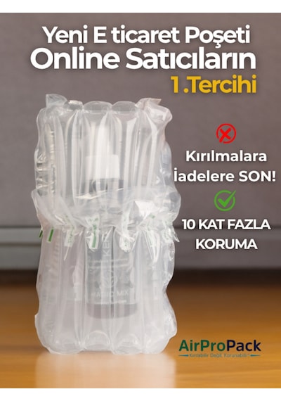 21x23 Cm 50 Adet Havalı Kargo Poşeti Airbag/airbed/airpack/airpak Ambalaj