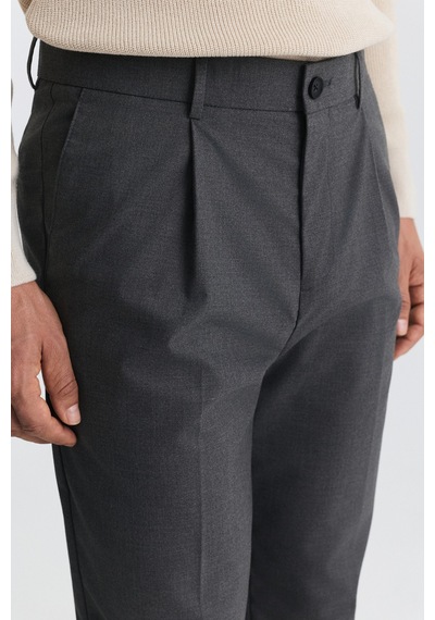 Antioch Regular Fit Pileli Pantolon Gri