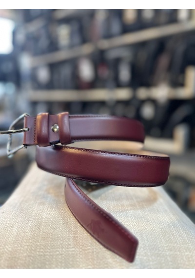 Trg Polo Bordo Deri Erkek Kemer