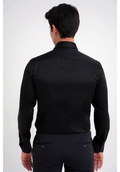 Efor Slim Fit %100 Pamuk Non Iron Kumaş Klasik Siyah Gömlek Gk 734 Siyah Efor Slim Fit %100 Pamuk Non Iron Kumaş Klasik Siyah Gömlek Gk 734 Siyah