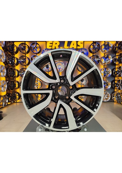 4 Adet Nissan  7 17 5 114.3 Et40 66.1 Black Mack Jant Revize Edilmiş Takım