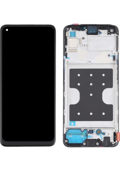 Realme 7 Pro İle Uyumlu Lcd Ekran Dokunmatik Çıtalı