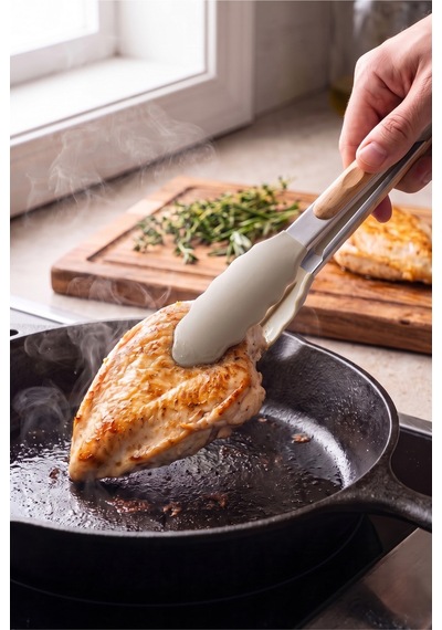 Bambu Saplı Silikon Servis Seti 5 Parça Açık Gri Yanmaz Yapışmaz Silikon Mutfak Gereçleri Kepçe, Spatula, Kaşık Ve Kilitli Mutfak Maşası Gri Gri Bambu Saplı Silikon Servis Seti 5 Parça Açık Gri Yanmaz Yapışmaz Silikon Mutfak Gereçleri Kepçe, Spatula, Kaşık Ve Kilitli Mutfak Maşası Gri Gri