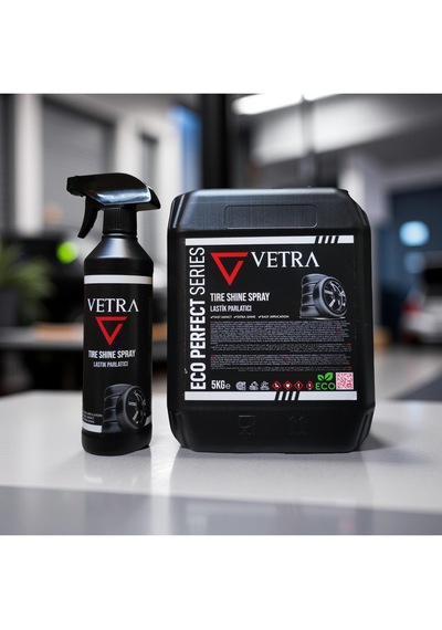 Vetra Araç Bakım Ultra Parlak Islak Görünümlü Lastik Parlatıcı 5kg+500ml