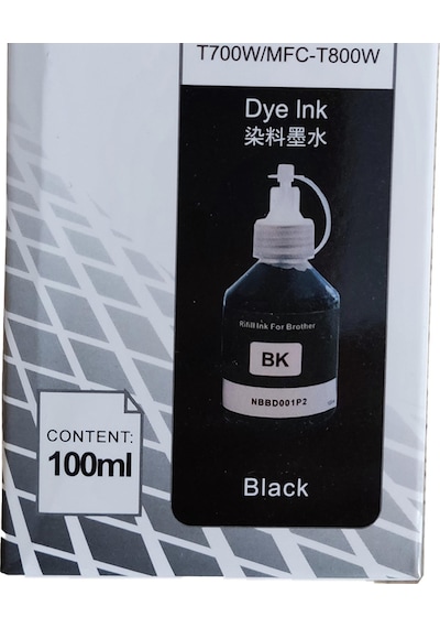 Melsan Brother Bt-6000bk Uyumlu Siyah  Uyumlu Mürekkep 3x100 Ml Toplam 300 Ml