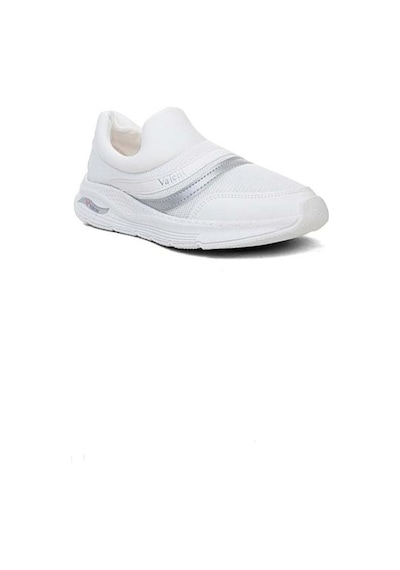 Valent Bağcıksız Aqua Ultra Hafif Ortopedik Unisex Spor Ayakkabı Beyaz