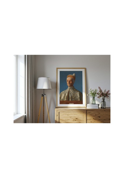 Rönesans Bellini Doç Leonardo Loredan Portresi Çerçevesiz Poster 21x30 Cm A4 Tablo Rönesans