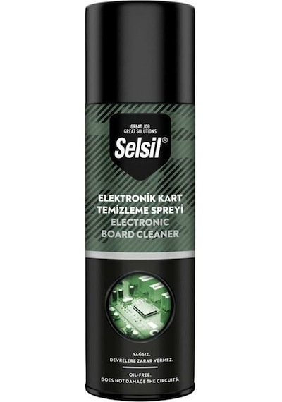 Selsil Yağsız Elektronik Devre Kart Temizleme Spreyi 500 Ml.