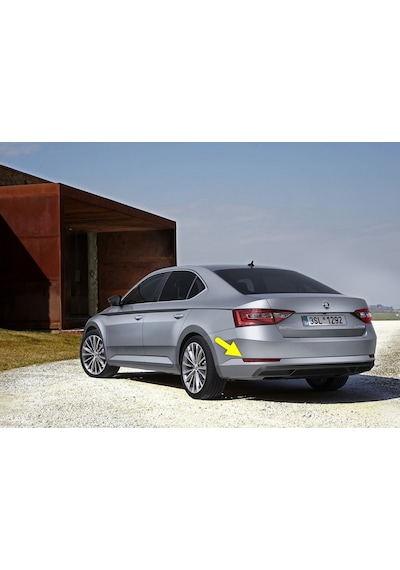 Skoda Superb 3 2015-2019 Arka Tampon Sol Alt Reflektörü 3V5945105