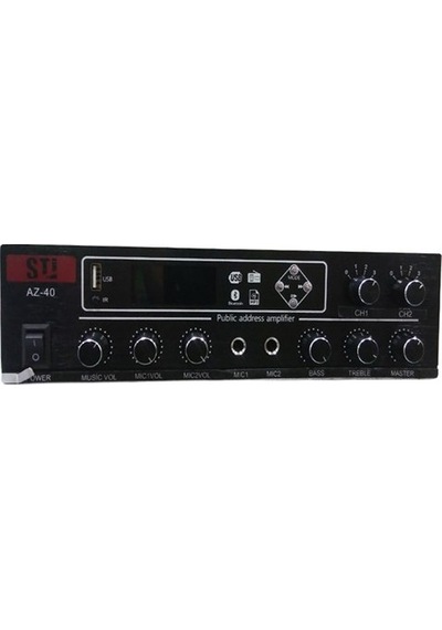 Sti Az-40 2X80W 2 Bölgeli Trafolu Bluetoothlu Mikser Anfi