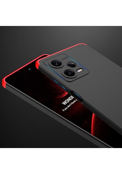 Xiaomi Redmi Note 12 Pro 5g Kılıf Zore Ays Kapak Siyah