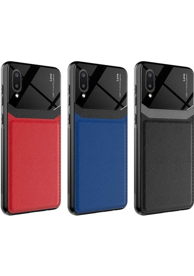 Galaxy A02 Kılıf Zore Emiks Kapak Kırmızı