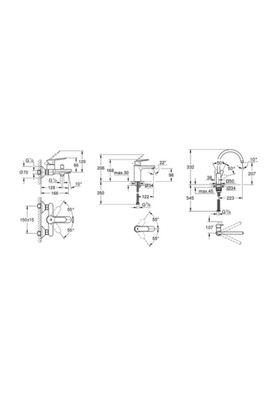 Grohe Bauedge 23605000 Batarya Seti 3'lü
