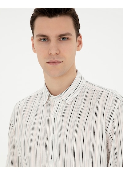 Pierre Cardin Erkek Siyah Gömlek Desenli 50283508-vr046 Siyah