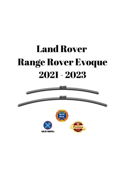 Land Rover Range Rover Evoque 2021 2022 2023 Uyumlu Araca Özel Ön Cam Muz Tipi Silecek Süpürgesi Takımı 65/53cm 2li Set Silbak