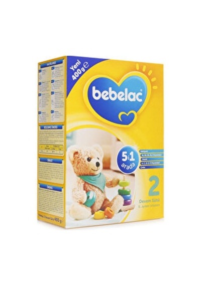 Bebelac 2 Devam Sütü 400 G 2 Adet