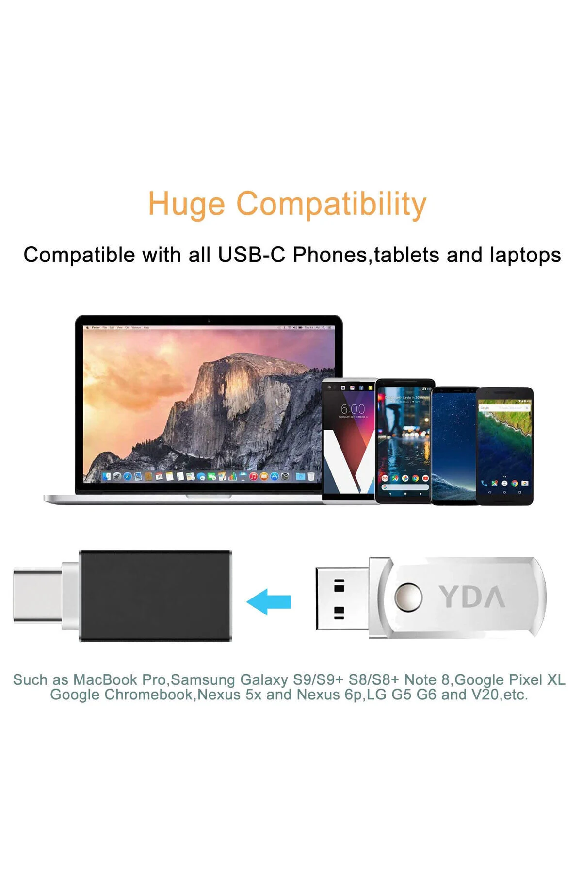 Type C Usb 3.1 To Usb 3.0 Şarj Data Çevirici Dönüştürücü Adaptör Data Cable Otg Adapter