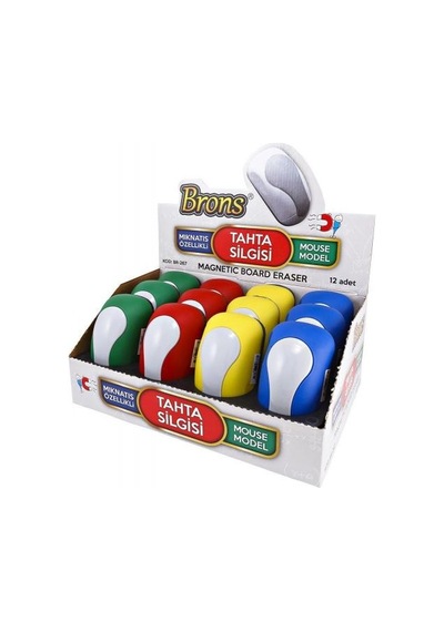 Brons Mıknatıslı Tahta Silgisi Mouse