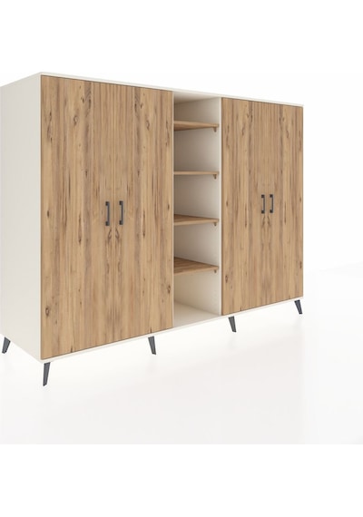 Kronos Dolap 12 Raflı 4 Kapaklı 220x59x163 Aytaşı-çam Atlas Çam - Aytası Kronos Dolap 12 Raflı 4 Kapaklı 220x59x163 Aytaşı-çam Atlas Çam - Aytası