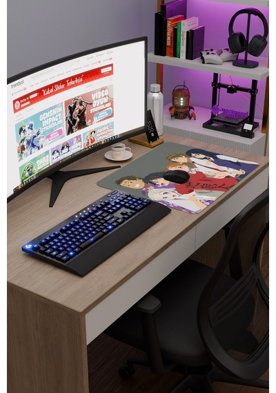 Anohana Anime V1 - 48x40 Xl Gaming Kauçuk Kaymaz Taban Mouse Pad Fare Altlığı