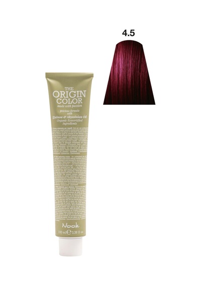 Nook Origin Color Profesyonel Saç Boyası 100 ML Derin Koyu Akaju
