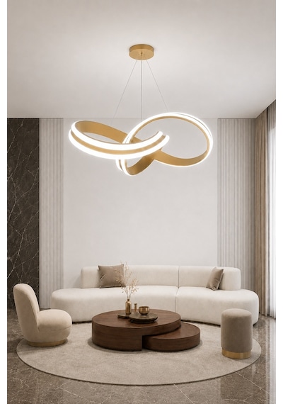 Arona Led Sarkıt Avize Beyaz Işık Eskitme