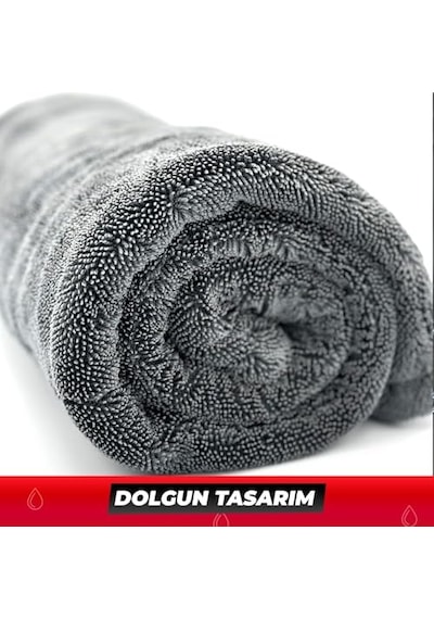 Süper Su Emici Özellikli Mikrofiber Araç Kurulama Havlusu 50x70 Cm, Orta Boy Çift Katlı Araç Kurutma Ve Torpido Si