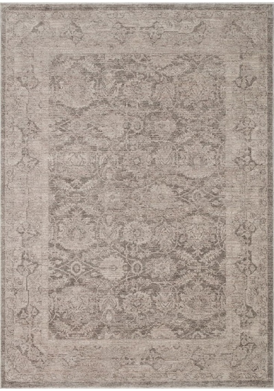 Shiraz Shr 01 Grey Vintage Eskitme Tarzı Yumuşak Dokulu Salon Halısı Oturma Odası Halısı Gri