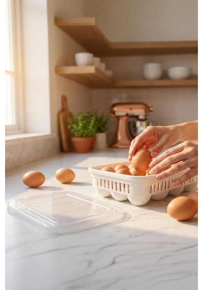 Selka Home 15'li Yumurta Kabı Şeffaf