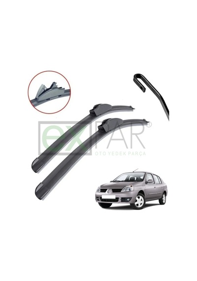 Renault Symbol Sedan Ön Cam Silecek Süpürgesi Takımı 2000 - 2008 Sembol Ön Silecek