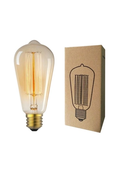 Edison Flemanlı St64 Rustik 40w E27 Duy Dekoratif Armut Ampul
