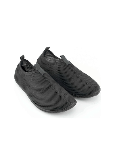 Gezer Yazlık Unisex Pvc Taban Plaj Deniz Havuz Ayakkabı Siyah