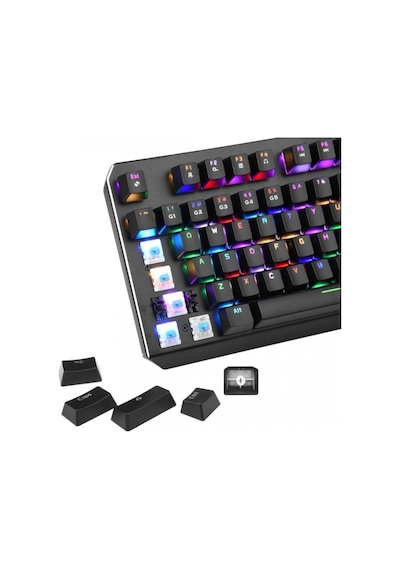 Gamebooster GB-G92K Usb Kablolu RGB King Işıklı Mekanik Gaming Q Klavye