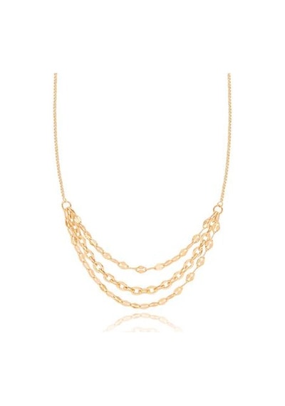 Diamond Line-Gülaylar - Sarı Altın 14 Ayar Trend Kolye N11.25332